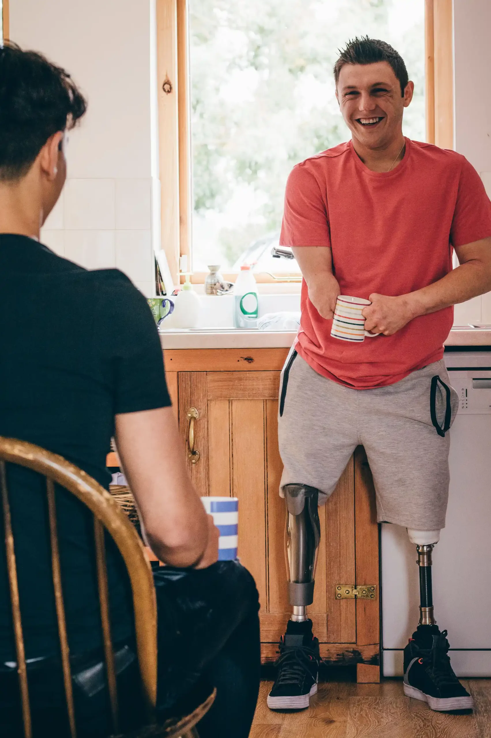 hanging in the kitchen